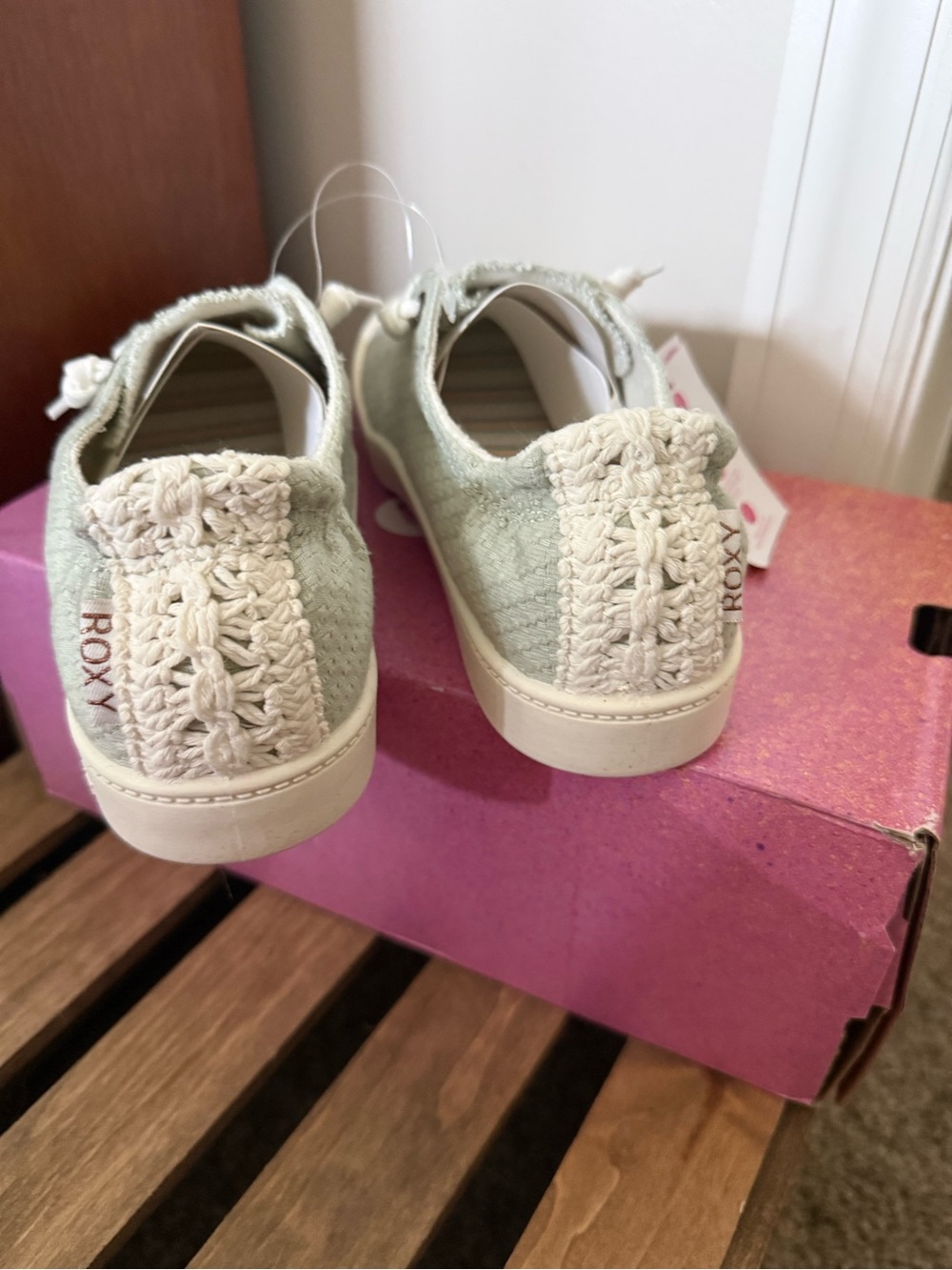 Roxy Bayshore II faded green Women's Sneakers 9.5 - Picture 5 of 11